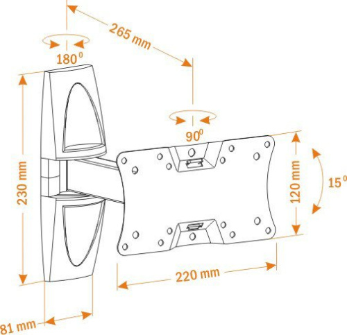 Кронштейн Holder LCDS-5063 фото 4