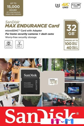 Карта памяти SanDisk microSDHC SDSQQVR-032G-GN6IA 32GB (с адаптером) фото 3