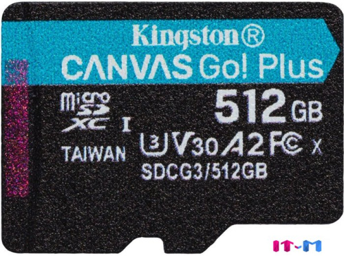 Карта памяти Kingston Canvas Go! Plus microSDXC 512GB фото 4