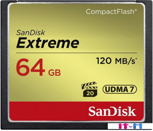 Карта памяти SanDisk Extreme CompactFlash 64GB [SDCFXSB-064G-G46] фото 2