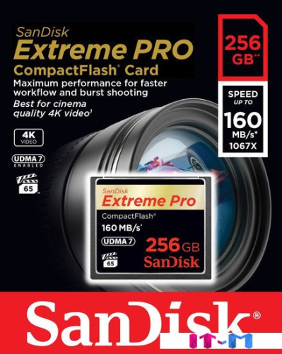 Карта памяти SanDisk Extreme Pro CompactFlash 256GB [SDCFXPS-256G-X46] фото 3