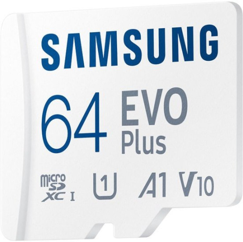 Карта памяти Samsung EVO Plus 2021 microSDXC 64GB (с адаптером) фото 2