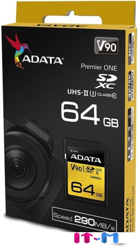 Карта памяти A-Data Premier ONE ASDX64GUII3CL10-C SDXC 64GB фото 4