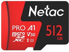 Карта памяти Netac MicroSDXC 512GB V30/A1/C10 Netac P500 Extreme Pro