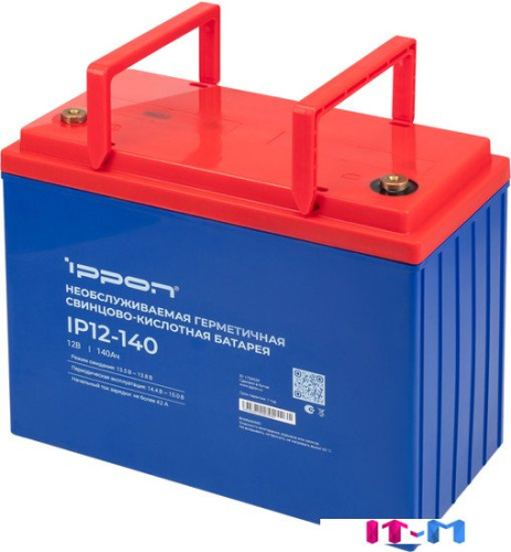 Аккумулятор для ИБП IPPON IP12-140 (12В/140 А·ч) фото 2