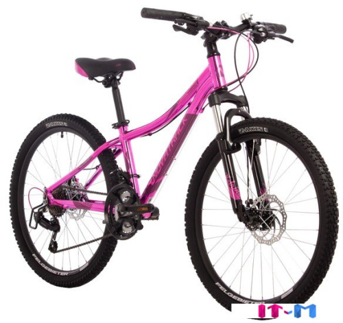 Велосипед Novatrack Katrina 21 D 2024 24AHD.KATRINA.12GPN4 (розовый металлик) фото 2