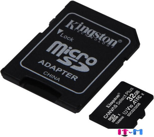 Карта памяти Kingston Canvas Select Plus microSDHC 32GB (с адаптером) фото 3