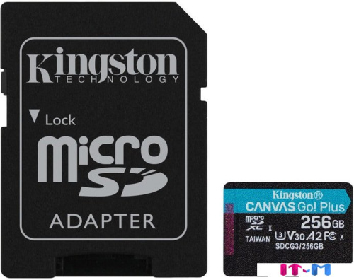Карта памяти Kingston Canvas Go! Plus microSDXC 256GB (с адаптером) фото 5