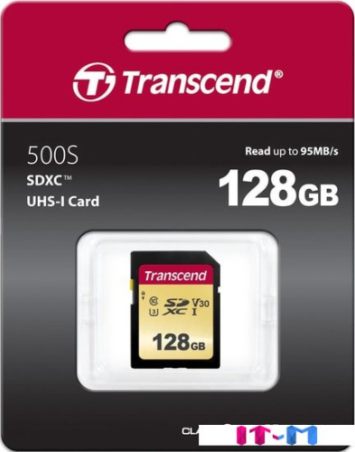 Карта памяти Transcend SDXC 500S 128GB фото 3
