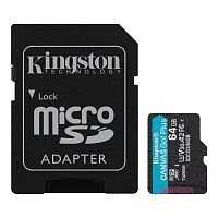 Карта памяти Kingston Canvas Go! Plus microSDXC 64GB