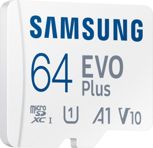 Карта памяти Samsung EVO Plus 2024 microSDXC 64GB (с адаптером) фото 3