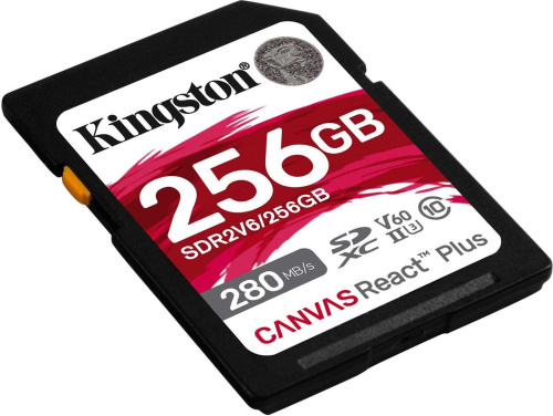 Карта памяти Kingston Canvas React Plus V60 SDXC 256GB фото 2