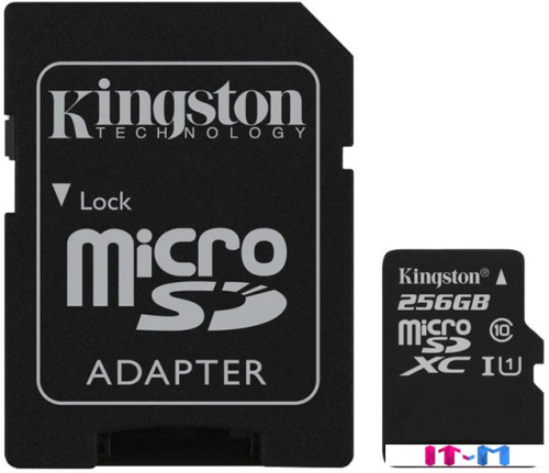 Карта памяти Kingston Canvas Select SDCS/256GB microSDXC 256GB (с адаптером) фото 2