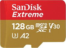 Карта памяти SanDisk Extreme microSDXC SDSQXAA-128G-GN6MN 128GB