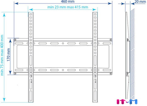 Кронштейн Kromax IDEAL-3W (белый) фото 3