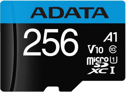Карта памяти A-Data Premier AUSDX256GUICL10A1-RA1 microSDXC 256GB (с адаптером) фото 3