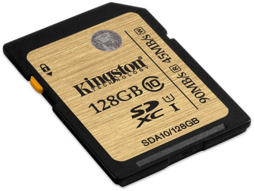 Карта памяти Kingston SDHC Ultimate UHS-I U1 (Class 10) 128GB (SDA10/128GB) фото 2