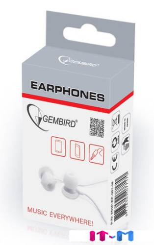 Наушники Gembird MHP-EP-001-W фото 3