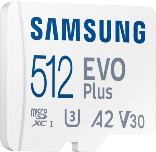 Карта памяти Samsung EVO Plus 2021 microSDXC 512GB (с адаптером) фото 3