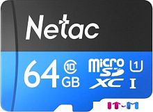 Карта памяти Netac P500 Standard 64GB NT02P500STN-064G-S