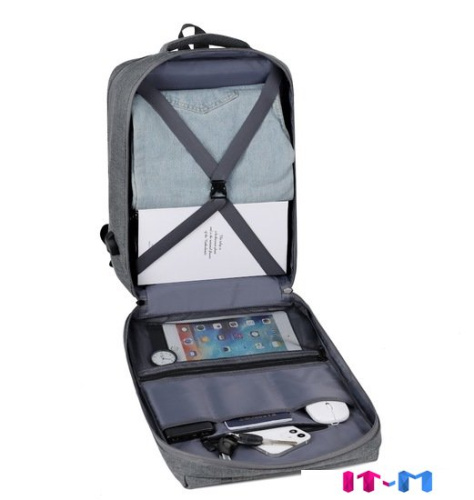 Городской рюкзак Miru Businescase 15.6" MBP-1059 (dark grey) фото 3