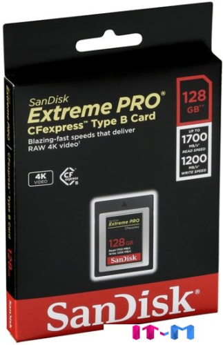 Карта памяти SanDisk Extreme Pro CFexpress Type B SDCFE-128G-GN4NN 128GB фото 4