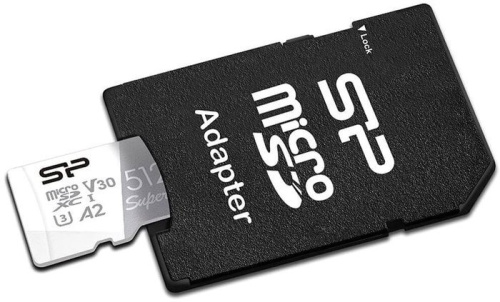 Карта памяти Silicon-Power Superior microSDXC SP512GBSTXDA2V20SP 512GB (с адаптером) фото 3