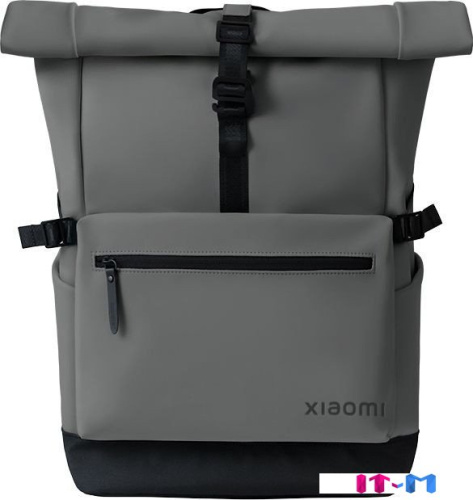 Городской рюкзак Xiaomi Roll Top Casual Backpack BHR9055GL (серый/черный) фото 5