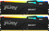 Оперативная память Kingston FURY Beast RGB 2x32ГБ DDR5 6000 МГц KF560C30BBEAK2-64