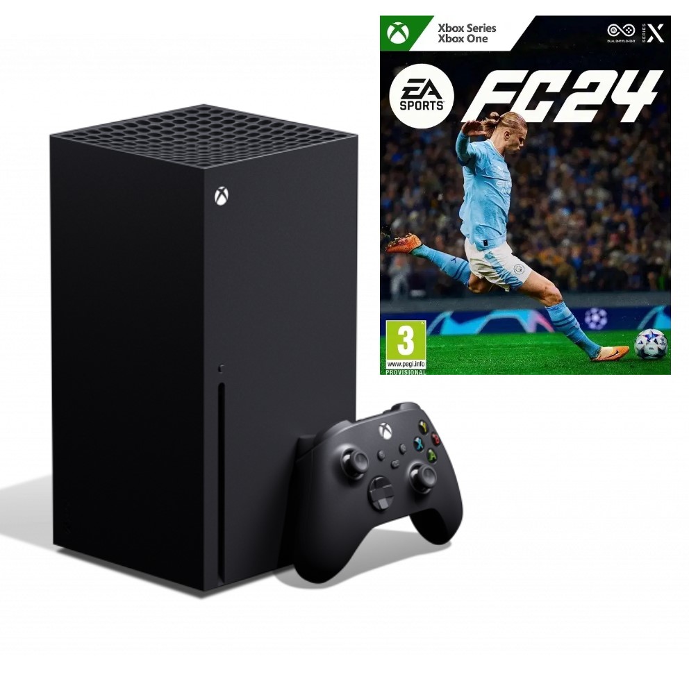 Игровая приставка Microsoft Xbox Series X + EA SPORTS FC 24 (цифровая  версия)