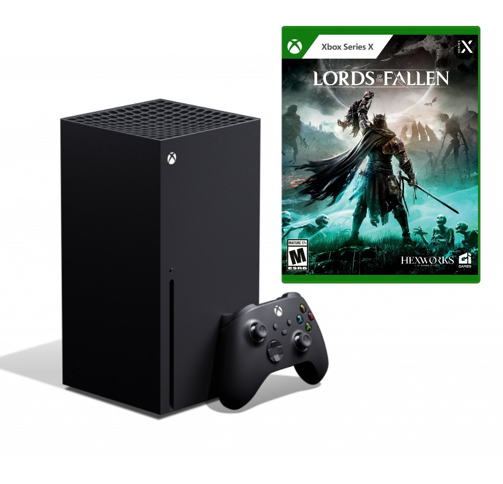 Игровая приставка Microsoft Xbox Series X + Lords of the Fallen 2023  (цифровая версия)