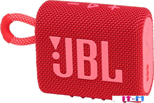 Беспроводная колонка JBL Go 3 (красный) фото 2