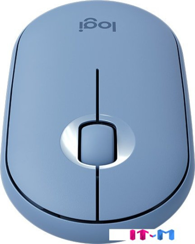 Мышь Logitech M350 Pebble (голубой) фото 3