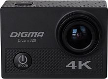 Экшен-камера Digma DiCam 320 DC320 (черный)