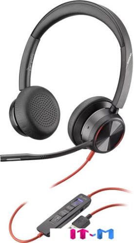 Офисная гарнитура Plantronics Blackwire 8225 MS USB-A фото 2