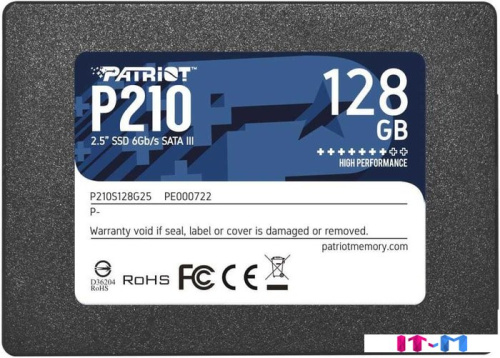 SSD Patriot P210 128GB P210S128G25 фото 5