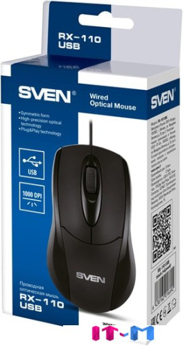 Мышь SVEN RX-110 USB (черный) фото 2
