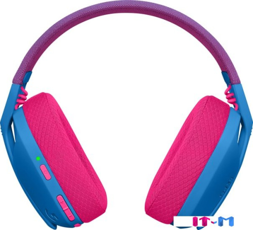 Наушники Logitech G435 Lightspeed (синий/малиновый) фото 3