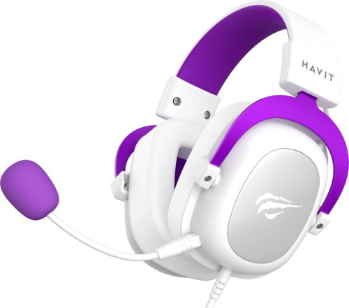 Наушники Havit Gamenote H2002d (белый/фиолетовый) фото 2