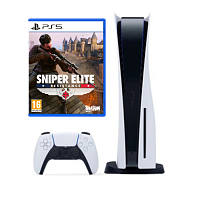 Игровая приставка Sony PlayStation 5 + Sniper Elite: Resistance