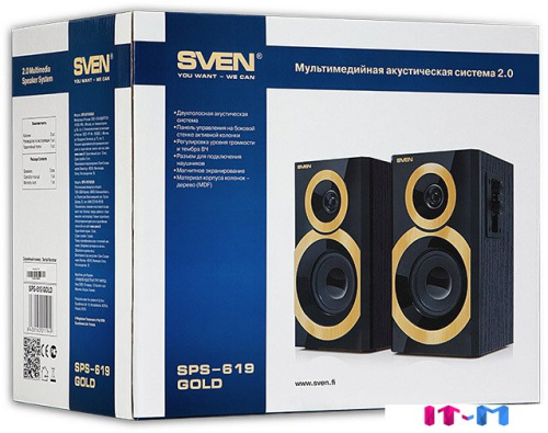 Акустика SVEN SPS-619 GOLD фото 4