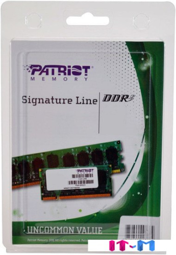 Оперативная память Patriot Signature 4GB DDR3 SO-DIMM PC3-10600 (PSD34G13332S) фото 3