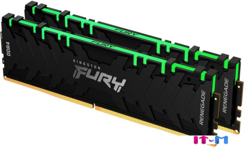 Оперативная память Kingston FURY Renegade RGB 2x8GB DDR4 PC4-25600 KF432C16RBAK2/16 фото 4