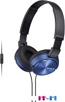 Наушники Sony MDR-ZX310AP (синий)