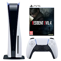 Игровая приставка Sony PlayStation 5 + Resident Evil 4: Remake