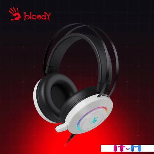 Наушники A4Tech Bloody G521 (белый) фото 2