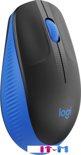 Мышь Logitech M190 (черный/синий) фото 4