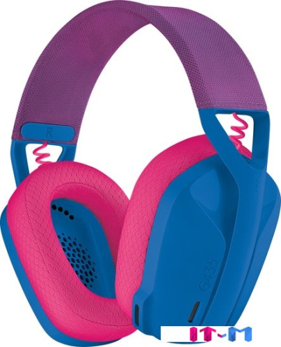 Наушники Logitech G435 Lightspeed (синий/малиновый) фото 2