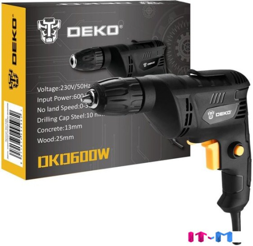 Безударная дрель Deko DKD600W фото 3