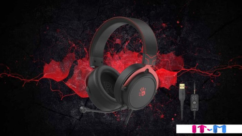 Наушники A4Tech Bloody M590i (черный/красный) фото 5